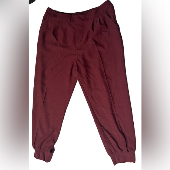 Gap burgundy jogger trouser - size L - Picture 2 of 5